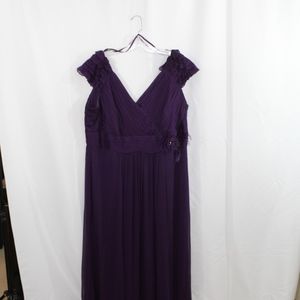 Deep Purple Gown for a special occasion